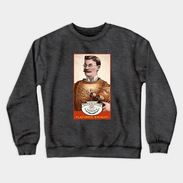 Flatiron Knight Crewneck Sweatshirt by ChetArt